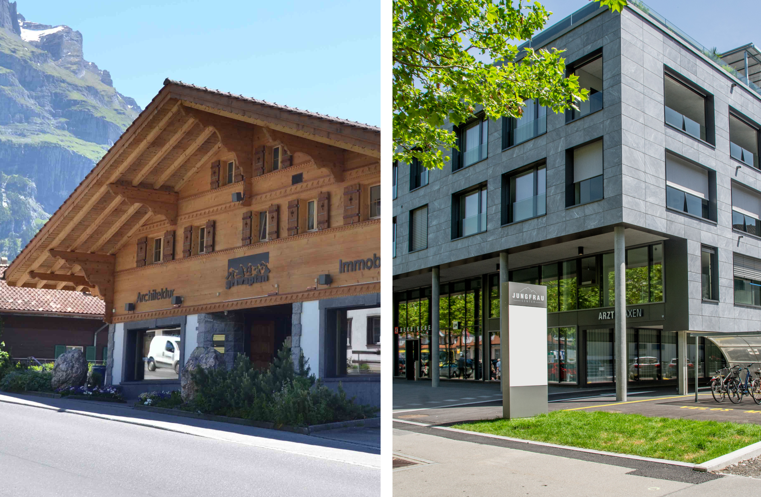 Bürostandorte in Grindelwald und Interlaken